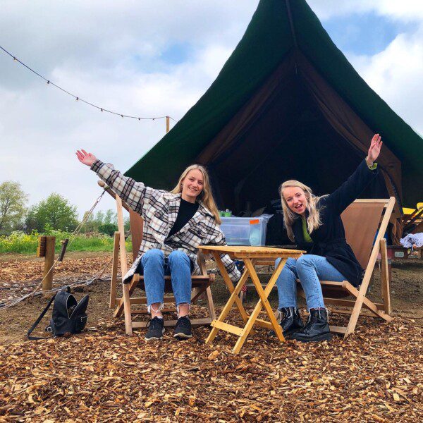 Pop-up glamping