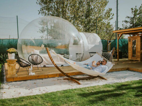 bubble tent wellness