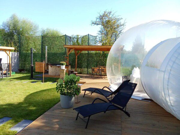 bubble tent wellness