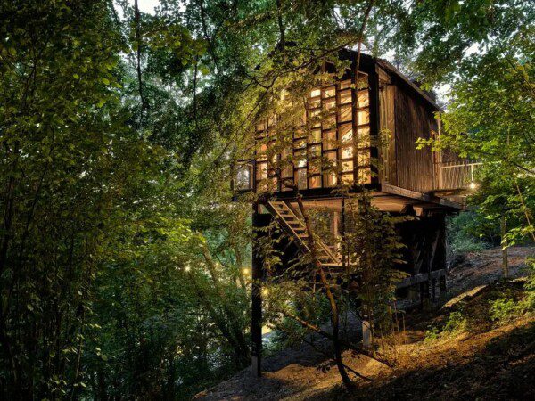 boomhut in de ardennen