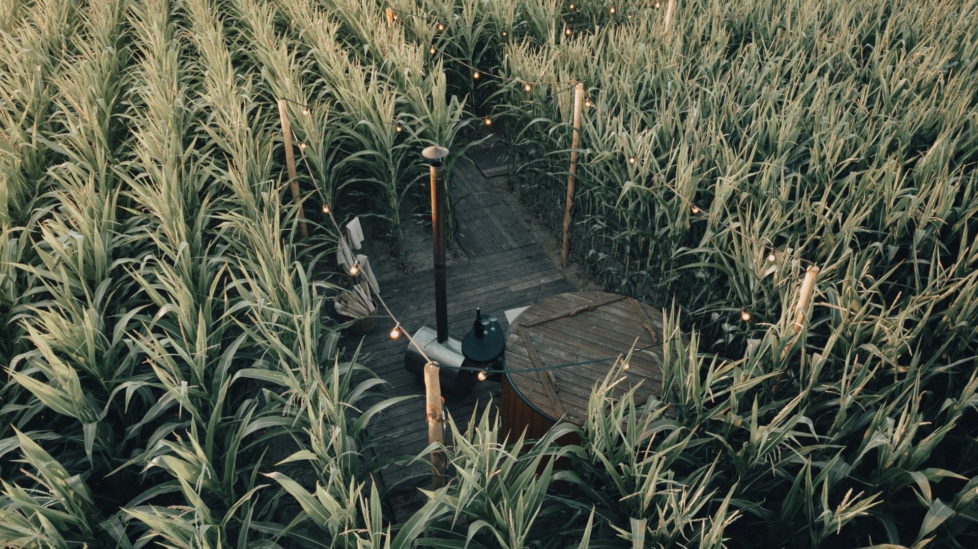 Supertrips - Glamping in een maisveld