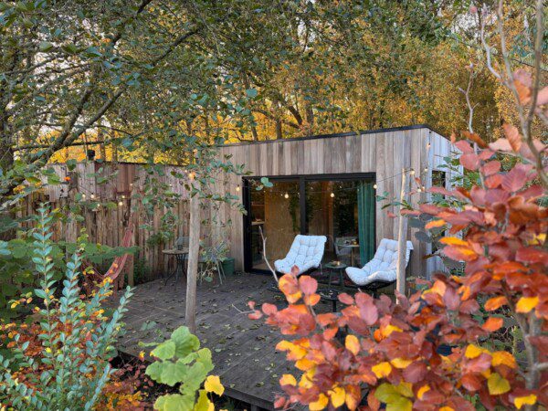 huisje prive wellnesstuin