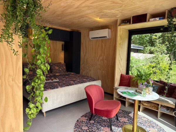 huisje prive wellnesstuin