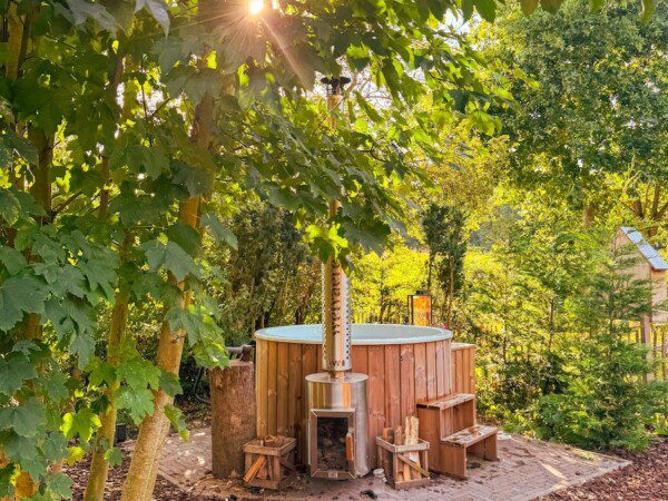 huisje prive wellnesstuin