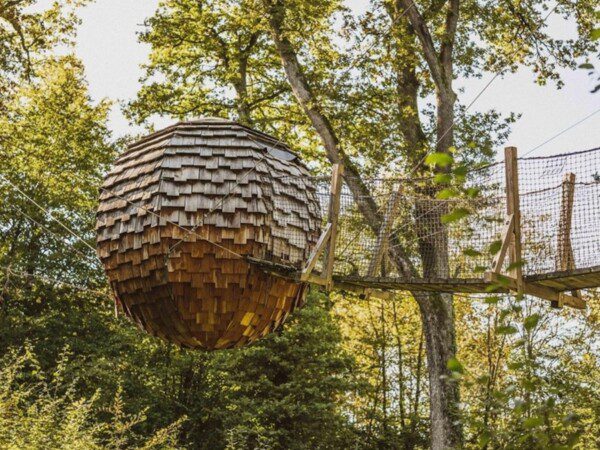 boomhut hottub frankrijk