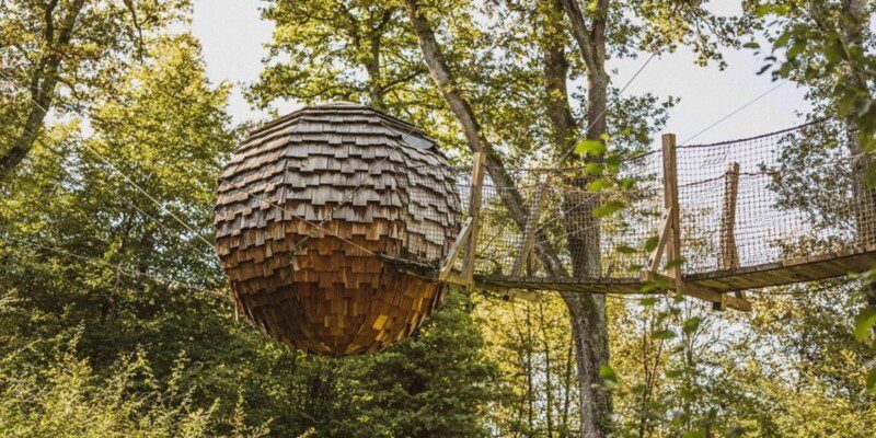 boomhut hottub frankrijk