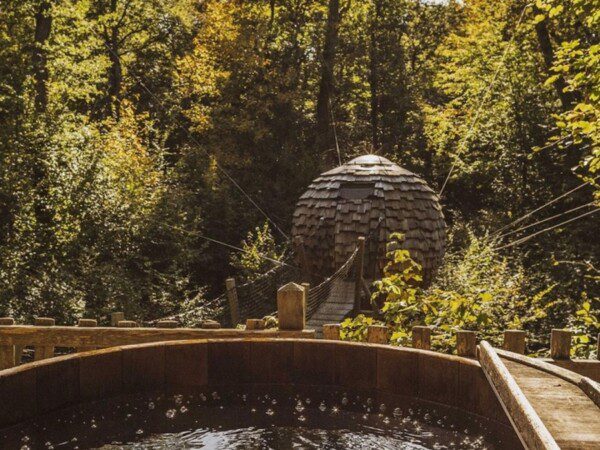 boomhut hottub frankrijk