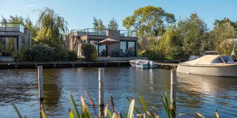 vakantiehuis aan het water Wiedense meren