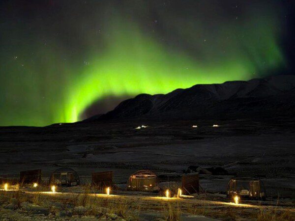 aurora iglo ijsland
