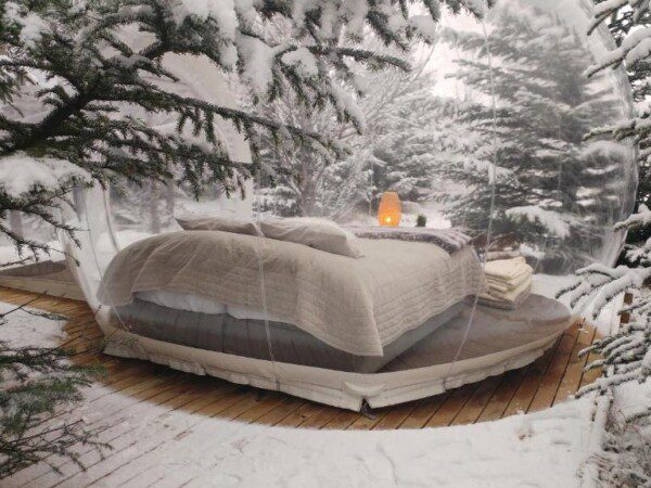 bubbeltent ijsland